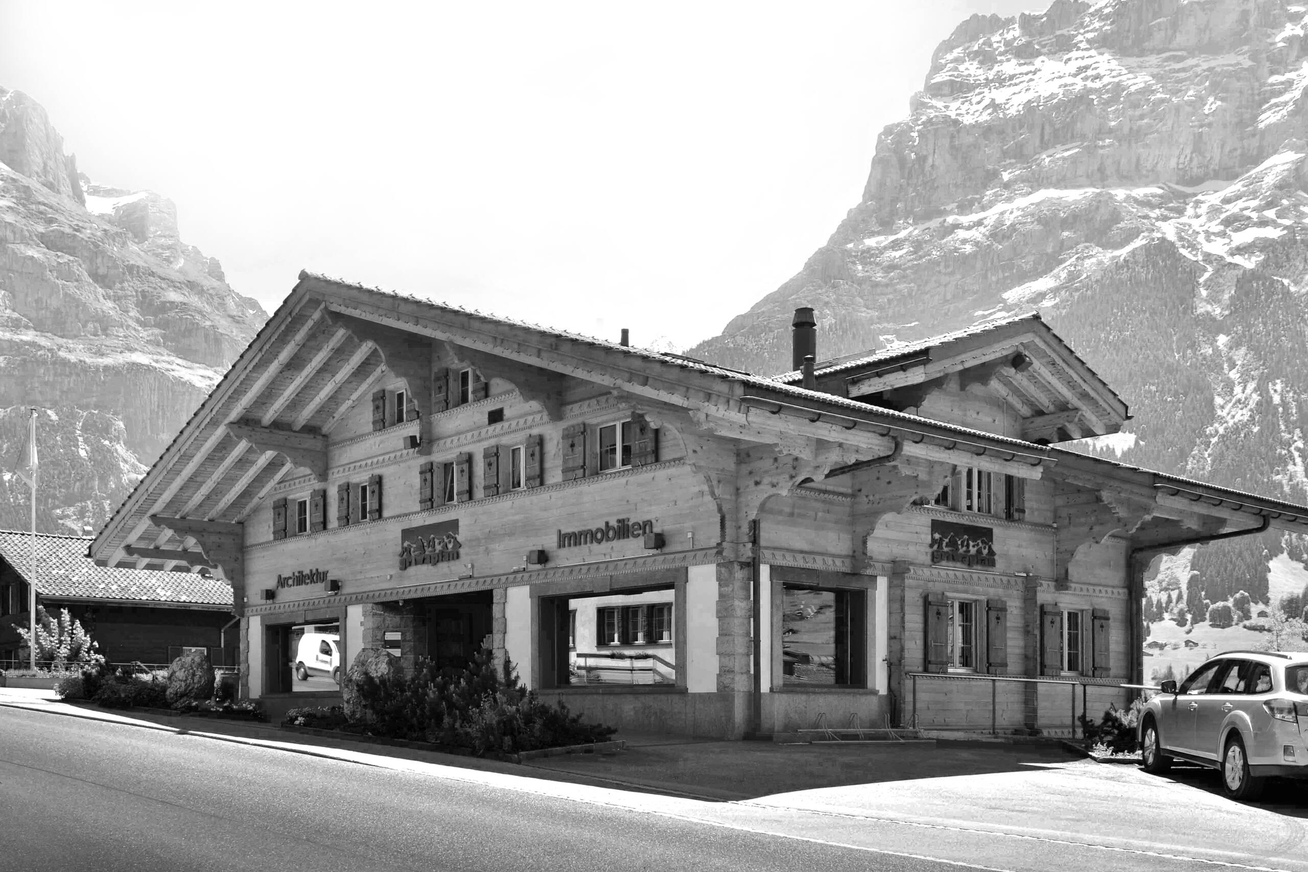 Wo alles begann - Das Chalet Diamant in Grindelwald - Bürostandort der GRIWA DEVELOPMENT AG